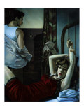 Buy Tenement Apartment, Blue Bedroom at AllPosters.com