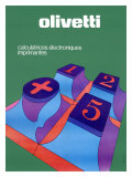 Olivetti Electronic Calculator Key Pad