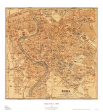 Mapa di Roma, 1898