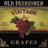 Vintage Grapes Art Print