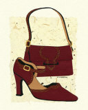 Red Shoe and Purse