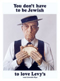 Buster Keaton Eats Levy Jewish Rye