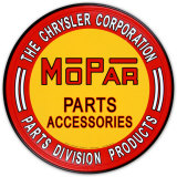 Mopar-Zubehörteile von Chrysler Blechschild