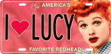I (HEART) LUCY License Plate
