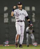 Derek Jeter - Celebrates Yankee victory Game 3, 2004 ALCS &copy;Photofile