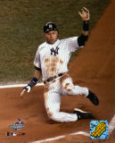 Jeter sliding into home -Game 2 of the 2004 ALDS &copy;Photofile