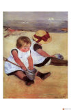 Children Playing on the Beach