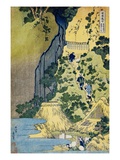 The Kannon Shrine at the Kiyo Falls at Sakanoshita on the Tokaido, from the Series A Journey to the Giclee Print
