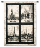 International Cities Wall Tapestry