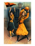 Buy Album Card Depicting Women Basketball Players from Princeton University at AllPosters.com