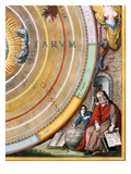 Detail  of an astronomer from Plate 1 from Harmonia Macrocosmica