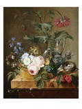 Red Anemones in a Glass Jar