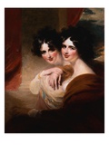 Buy Congratulations: Portraits of Two Ladies Before a Colonnade at AllPosters.com