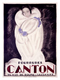 Buy Fourrures Canton, 1924 at AllPosters.com