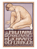 Militaire Demonstraties Giclee Print