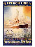 French Line, Plymouth to New York