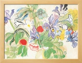 Poppies and Iris