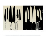 Knives, c.1982 (Cream and Black)