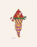 Ice Cream Dessert, c.1959 (Fancy Red) Art Print