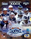Super Bowl XXXIX Matchup Composite - Patriots vs. Eagles