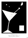 Black and White Martini I