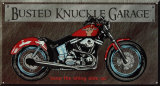 Busted Knuckle Bike Tin Sign