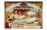 Buy Vintage Russian Confectionery Advertisement at AllPosters.com