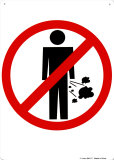 Buy No Farting Symbol at AllPosters.com