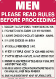 Buy Men Please Read Rules at AllPosters.com