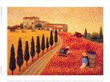 Village Landscape Art Print