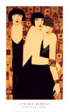 Buy Three Women in Crimson Gold Mosaic at AllPosters.com