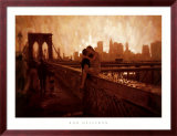 Buy Les Amoureux de Brooklyn Bridge at AllPosters.com