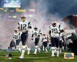 Buy Patriots Introduction - Super Bowl XXXIX - Tom Brady leads Patriots out of tunnel onto field at AllPosters.com