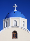 Close-Up View of a Greek Orthodox Church