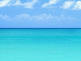 Blue-green Water of the Caribbean Sea