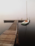 Sailboat Tied to Dock
