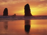Sea Stacks at Cannon Beach Photographic Print