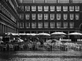 Raining on Cafe in Plaza Mayor