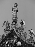 Detail of Pediment Sculptures Adorning Basilica of San Marco