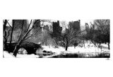 Buy Love Bridge in Central Park, Winter at AllPosters.com