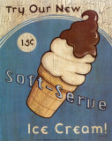 Soft Serve Ice Cream Art Print