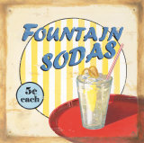 Buy Fountain Sodas at AllPosters.com
