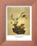Bird and Butterfly with Blue Vase