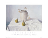 Dried Narcissi with Two Pears