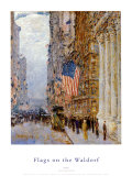 Flags on the Waldorf Art Print