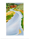 Chama River, Ghost Ranch, 1937 Art Print