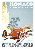 Buy 6th Grand Prix Automobile, Monaco, 1934 at AllPosters.com