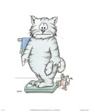 Badezimmerkatzen VI Kunstdruck