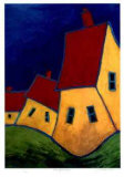 Buy Three Yellow Houses at AllPosters.com