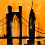 Buy Amber Cityscape at AllPosters.com